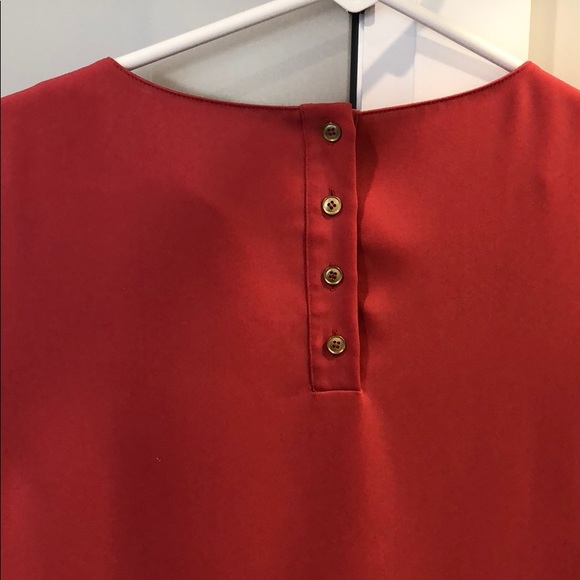 Coral pink shift dress - Picture 3 of 4